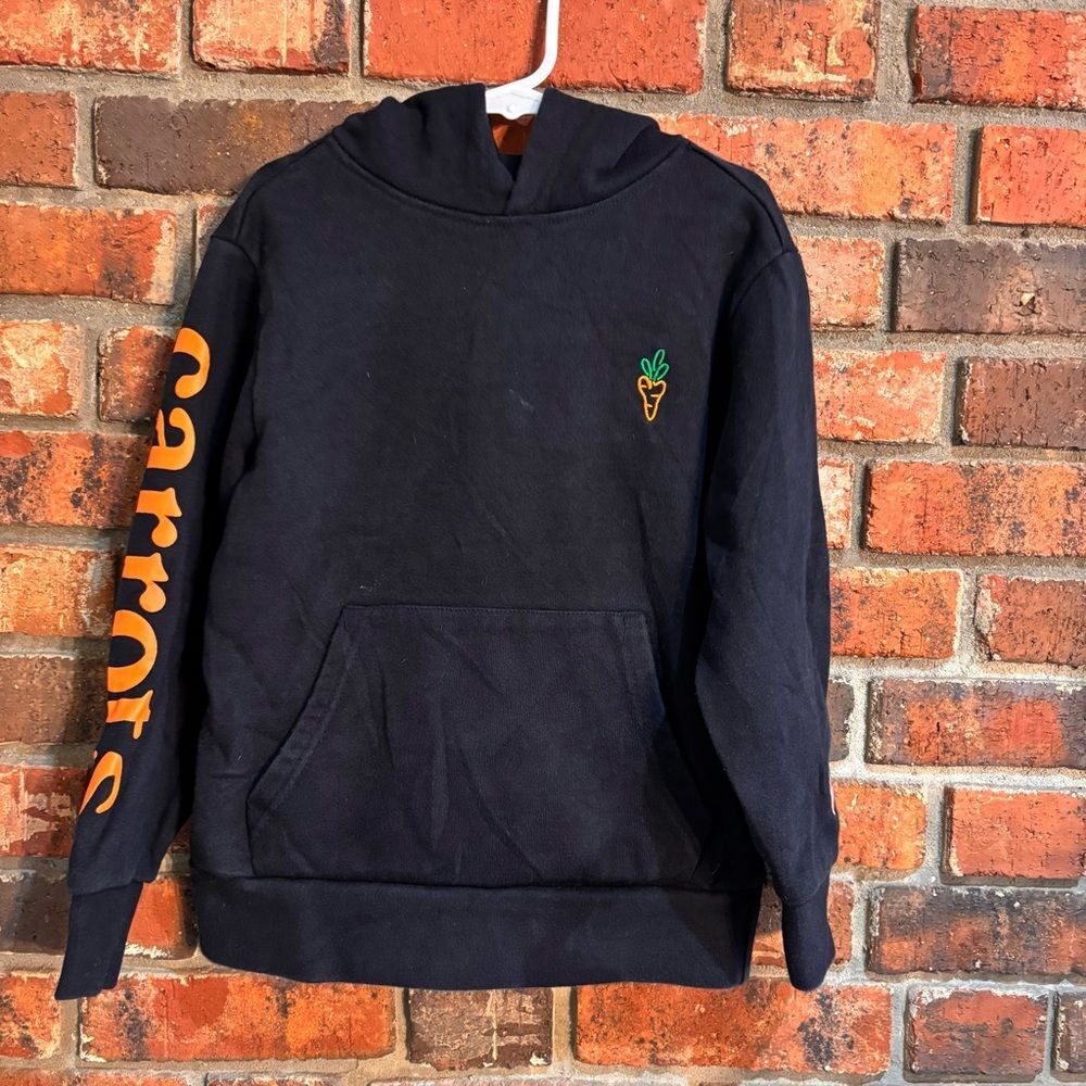 Carrots by Anwar Carrots kids pullover hoodie sweatshirt black S(6-7)
